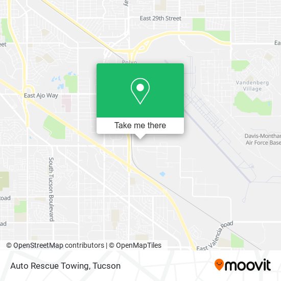 Mapa de Auto Rescue Towing