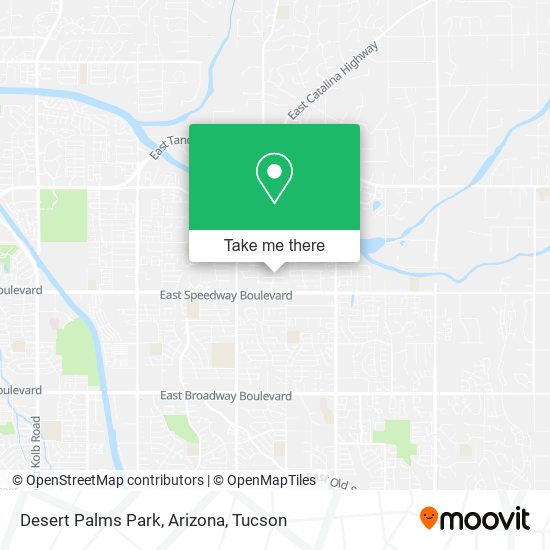 Desert Palms Park, Arizona map
