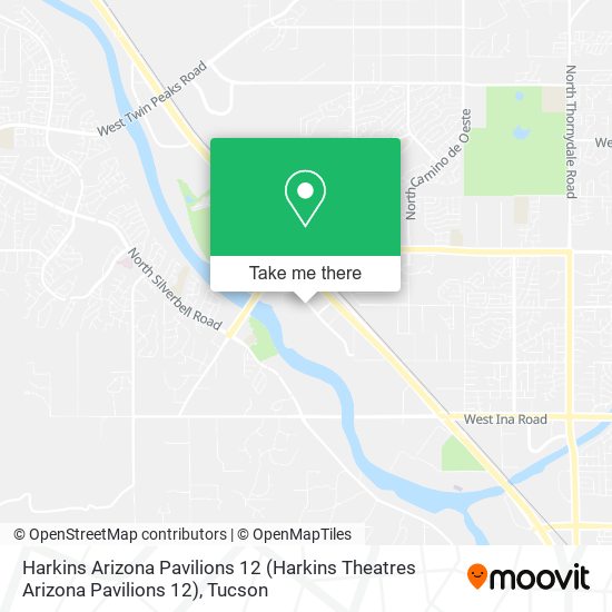 Harkins Arizona Pavilions 12 map