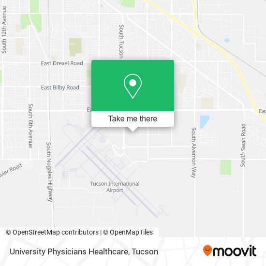 University Physicians Healthcare map