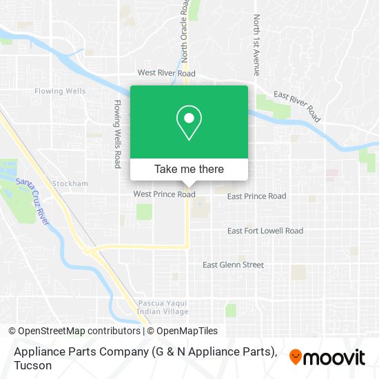 Appliance Parts Company (G & N Appliance Parts) map
