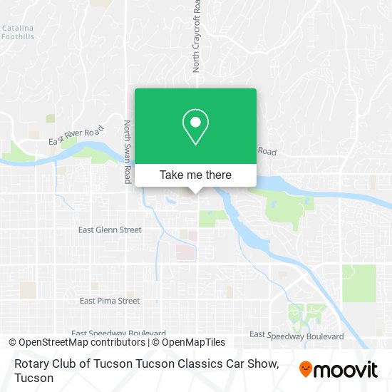 Rotary Club of Tucson Tucson Classics Car Show map