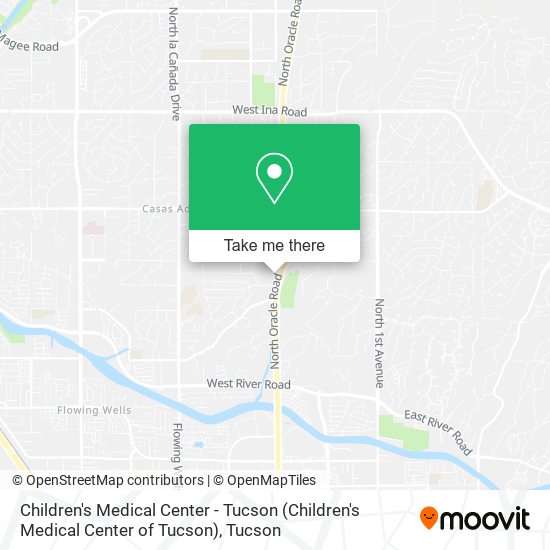 Mapa de Children's Medical Center - Tucson