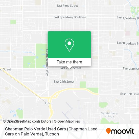Mapa de Chapman Palo Verde Used Cars
