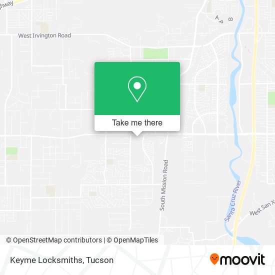 Keyme Locksmiths map