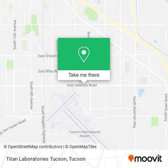 Mapa de Titan Laboratories Tucson