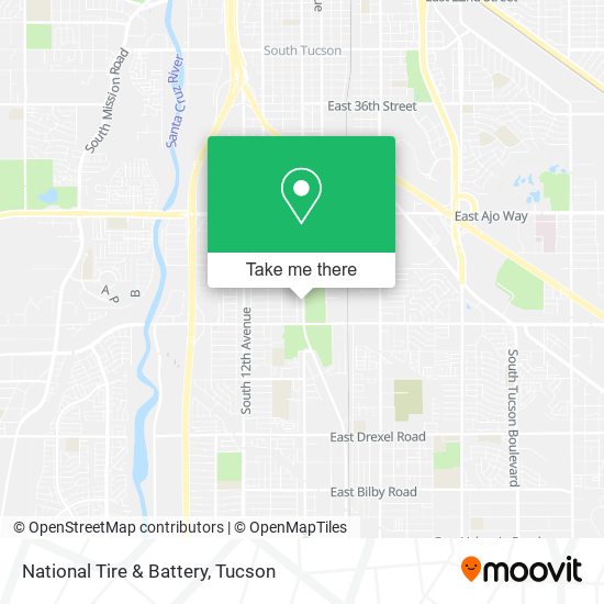 National Tire & Battery map