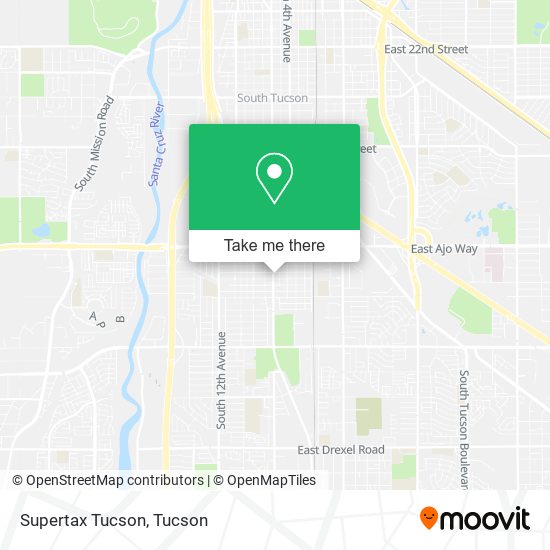 Supertax Tucson map