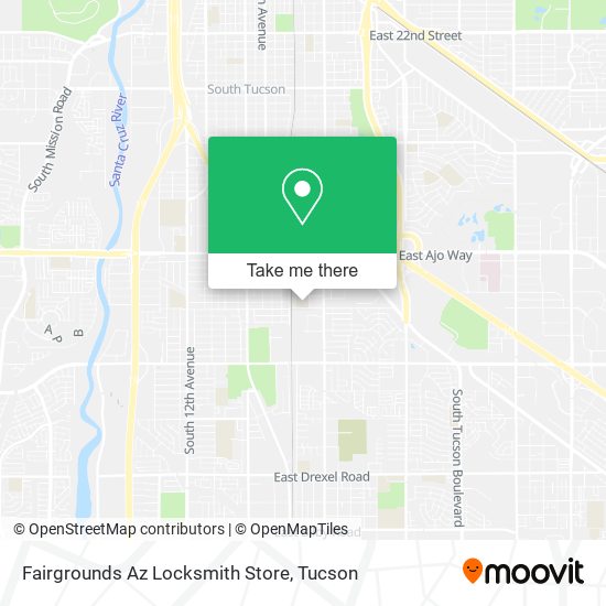 Mapa de Fairgrounds Az Locksmith Store