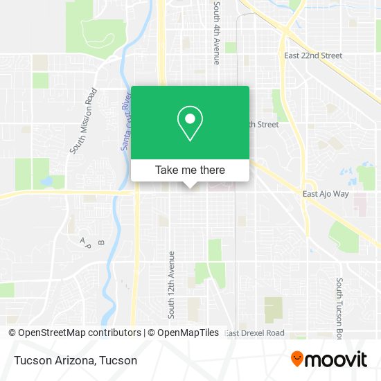 Tucson Arizona map