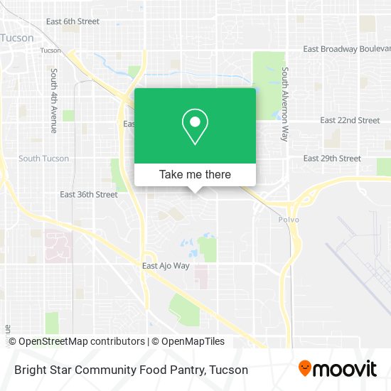 Bright Star Community Food Pantry map