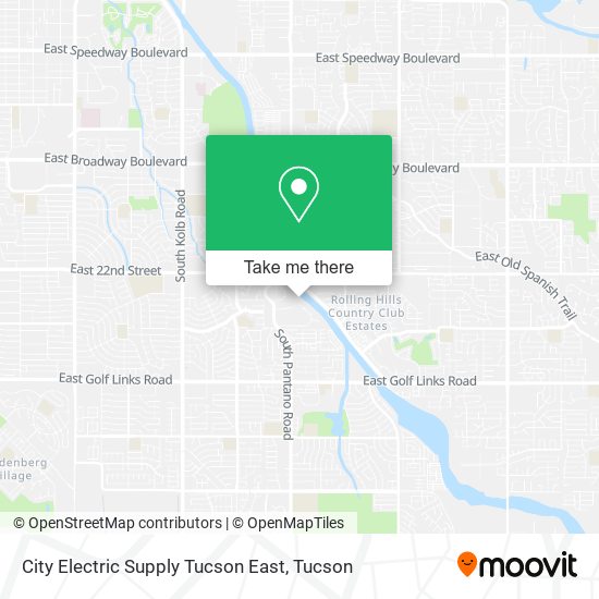 Mapa de City Electric Supply Tucson East