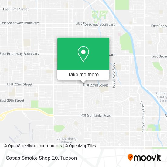 Sosas Smoke Shop 20 map