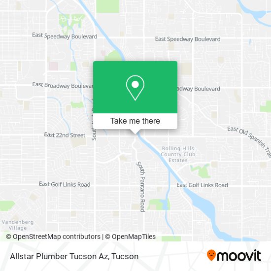 Allstar Plumber Tucson Az map