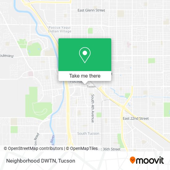 Neighborhood DWTN map