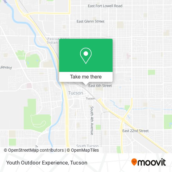 Youth Outdoor Experience map