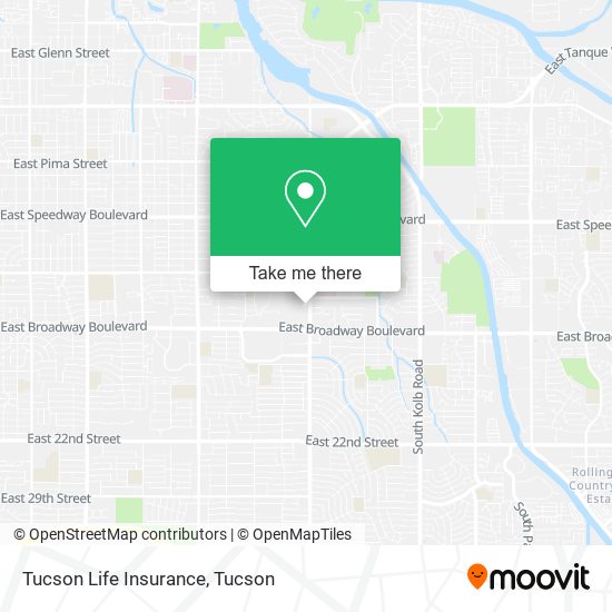 Tucson Life Insurance map