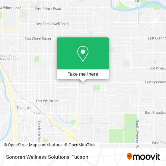 Mapa de Sonoran Wellness Solutions