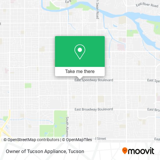 Owner of Tucson Appliance map