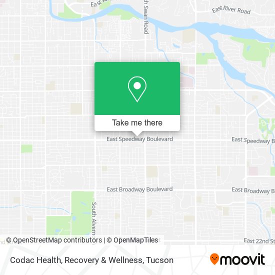 Codac Health, Recovery & Wellness map