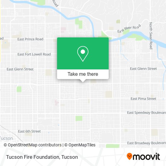 Tucson Fire Foundation map