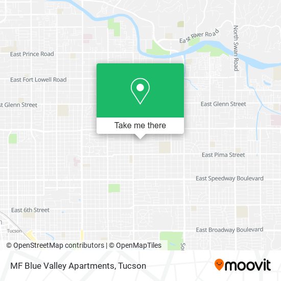Mapa de MF Blue Valley Apartments