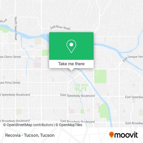 Mapa de Recovia - Tucson