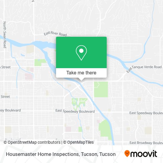 Housemaster Home Inspections, Tucson map