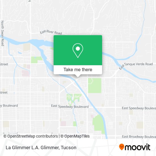 La Glimmer L.A. Glimmer map
