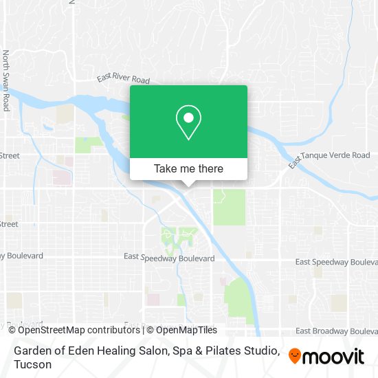 Mapa de Garden of Eden Healing Salon, Spa & Pilates Studio