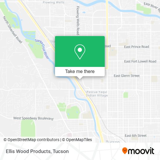 Ellis Wood Products map