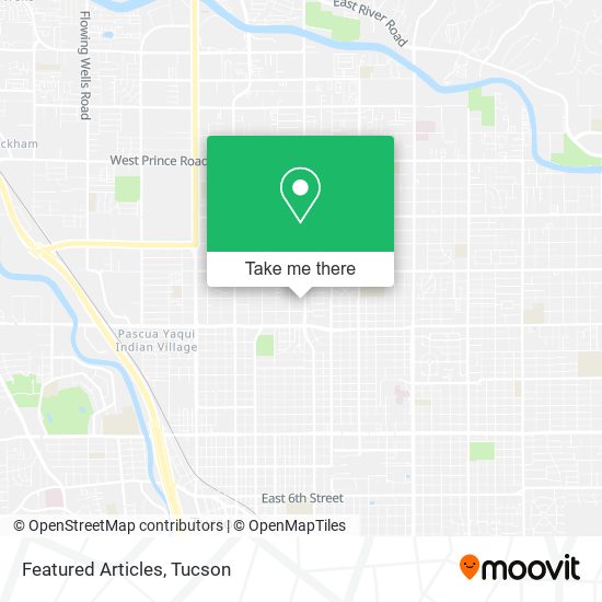 Featured Articles map