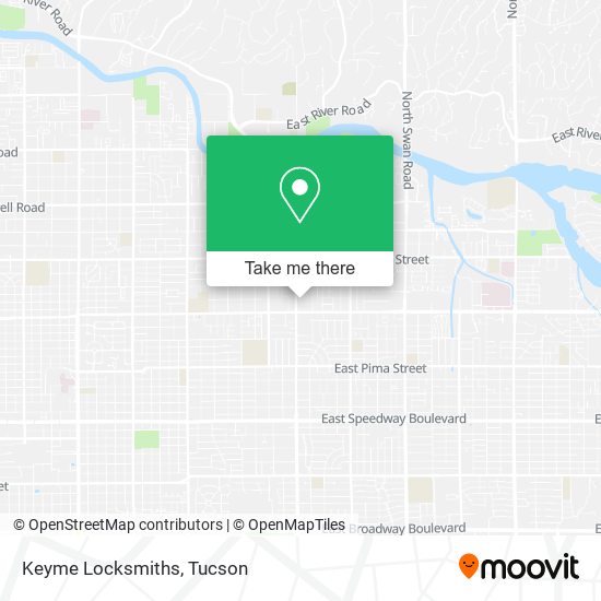 Keyme Locksmiths map