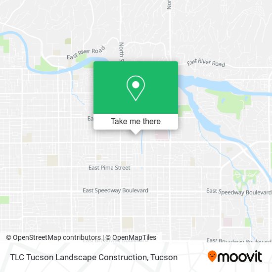 Mapa de TLC Tucson Landscape Construction