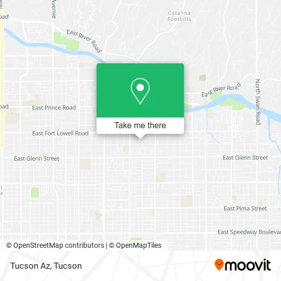Tucson Az map