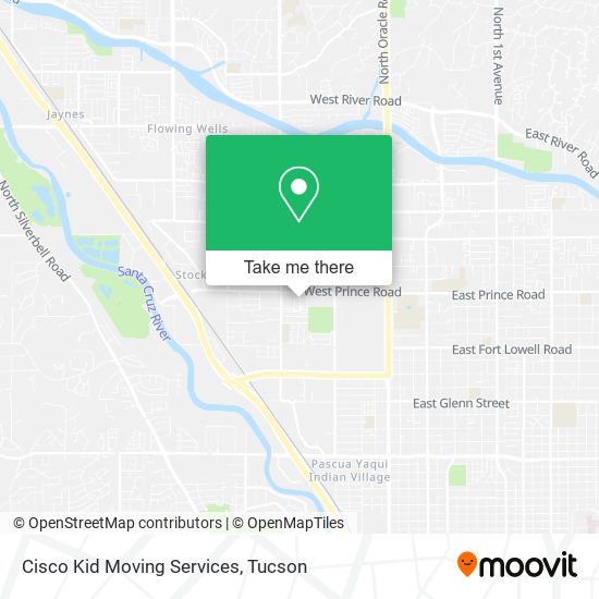Cisco Kid Moving Services map