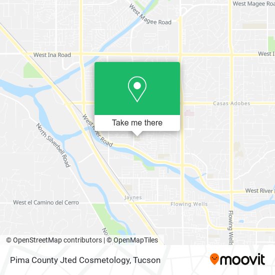 Mapa de Pima County Jted Cosmetology
