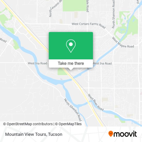 Mapa de Mountain View Tours