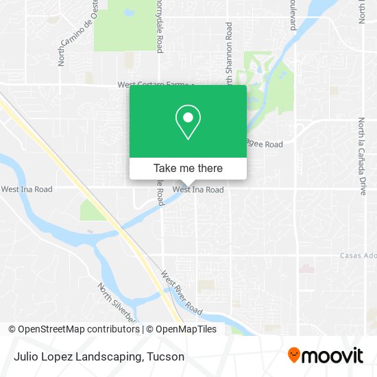 Julio Lopez Landscaping map