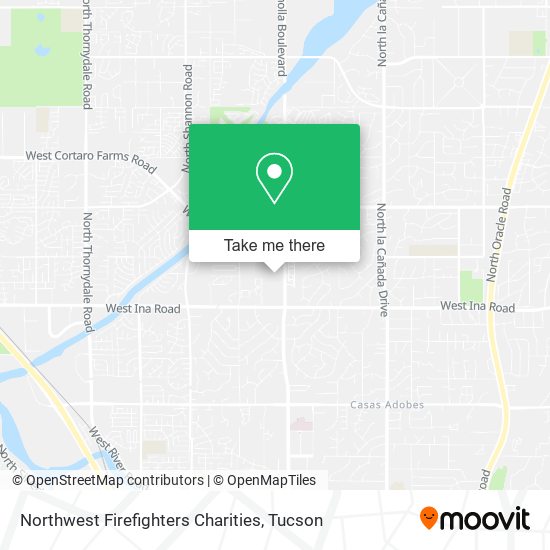 Northwest Firefighters Charities map