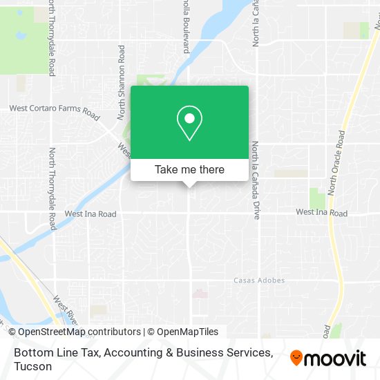 Mapa de Bottom Line Tax, Accounting & Business Services