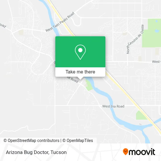 Arizona Bug Doctor map
