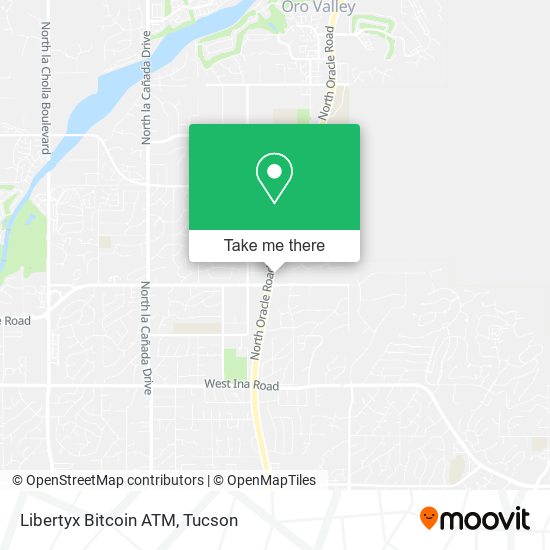 Mapa de Libertyx Bitcoin ATM