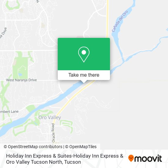 Holiday Inn Express & Suites-Holiday Inn Express & Oro Valley Tucson North map