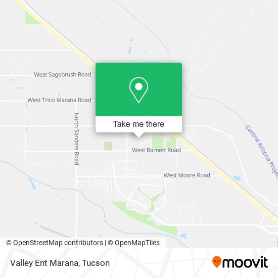 Valley Ent Marana map