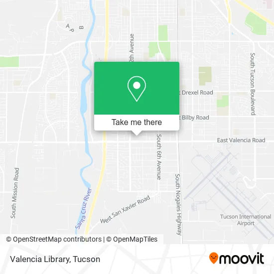 Mapa de Valencia Library