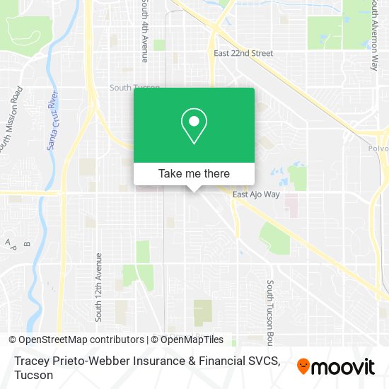 Mapa de Tracey Prieto-Webber Insurance & Financial SVCS