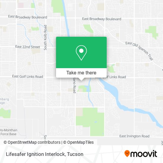 Lifesafer Ignition Interlock map