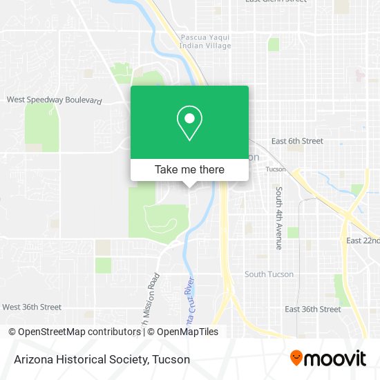 Arizona Historical Society map