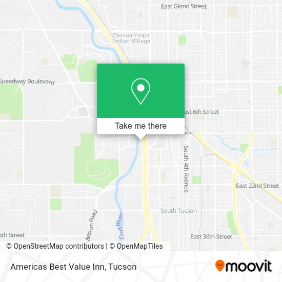 Americas Best Value Inn map